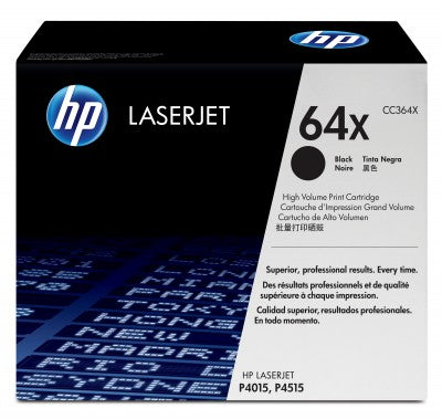 Tóner HP 64X - CC364X, Negro - Alto rendimiento