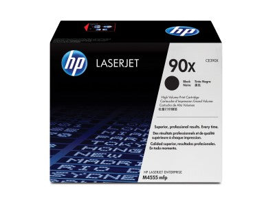 Tóner HP 90X - CE390X, Negro - Alto rendimiento