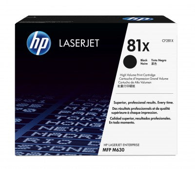 Tóner HP 81X - CF281X, Negro - Alto rendimiento