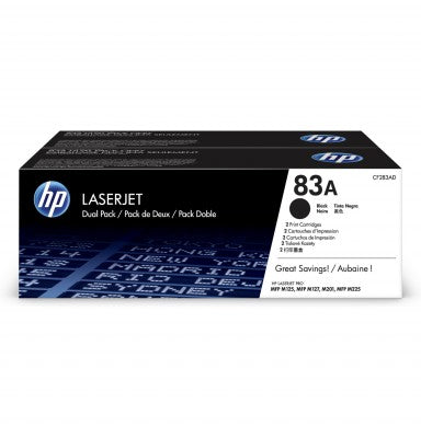 Tóner HP 83AD - CF283AD, Negro