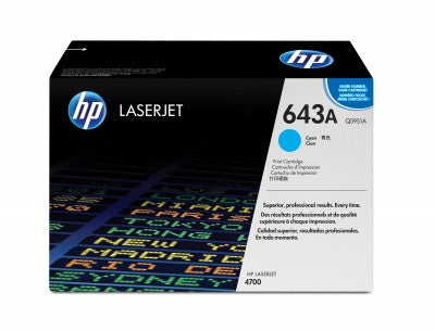 Tóner HP 643A - Q5951A, Cian