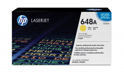 Toner HP 648A - CE262A, Amarillo