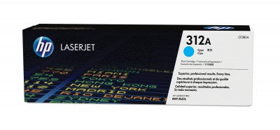 Tóner HP 312A - CF381A, Cian