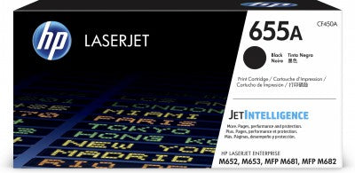 Tóner HP 655A - CF450A, Negro