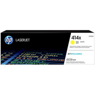 Tóner HP 414X - W2022X, Amarillo - Alto rendimiento