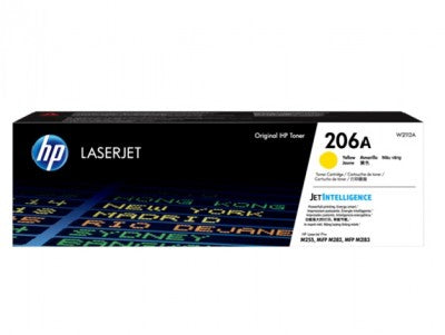 Tóner HP 206A - W2112A, Amarillo