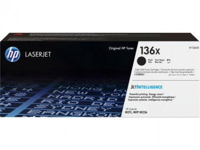 Tóner HP 136X - W1360X, Negro - Alto rendimiento