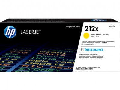 Toner HP 212X - W2122X, Amarillo - Alto rendimiento