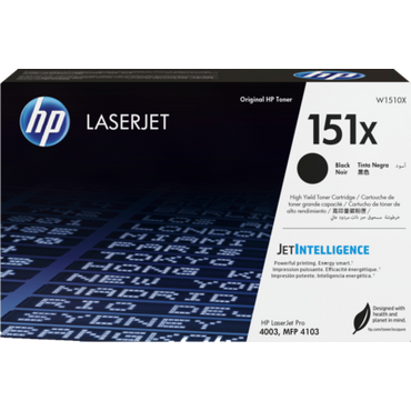 Tóner HP 151X - W1510X, Negro - Alto rendimiento