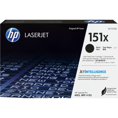 Tóner HP 151X - W1510X, Negro - Alto rendimiento