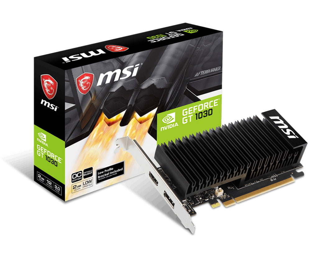 Tarjeta de Video MSI GT 1030 SGD4 LP OC 2 GB GDDR4
