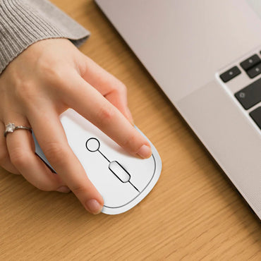 Mouse TECHZONE Slim White