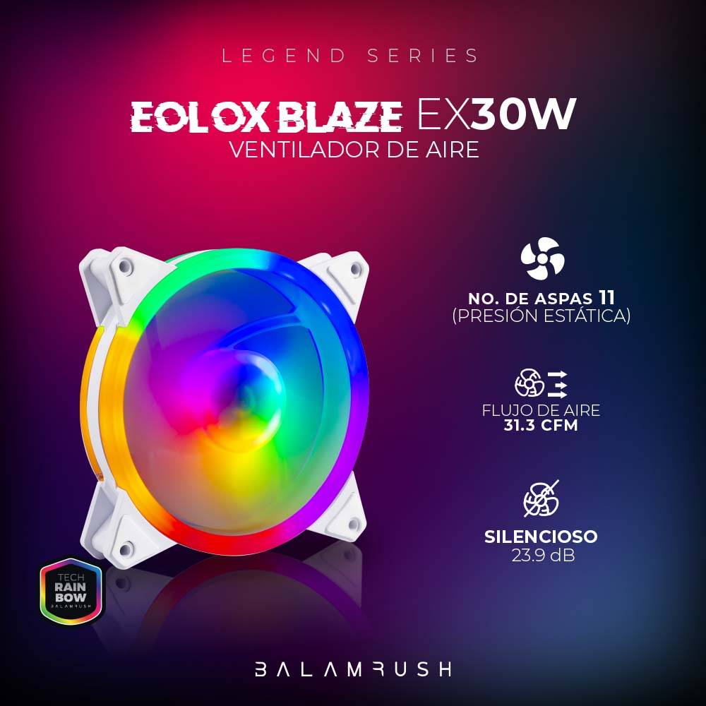 Ventilador Balam Rush EX30W