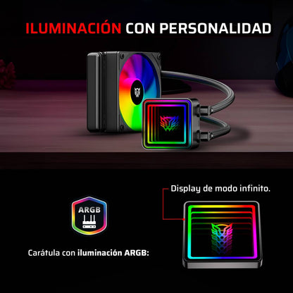 Enfriamiento y Ventilación Balam Rush CRYO PRISM 120 BLACK
