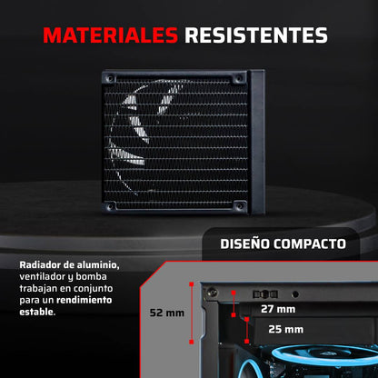 Enfriamiento y Ventilación Balam Rush CRYO PRISM 120 BLACK