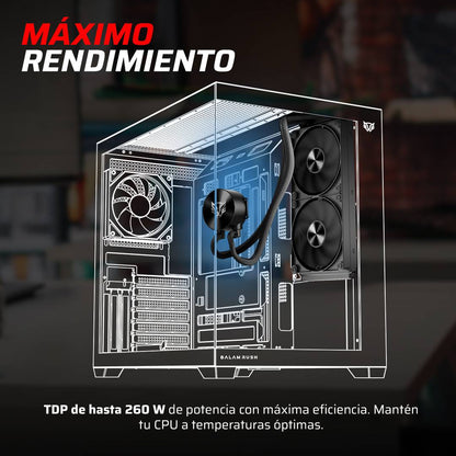 Enfriamiento y Ventilación Balam Rush CRYO ALLBLACK  240