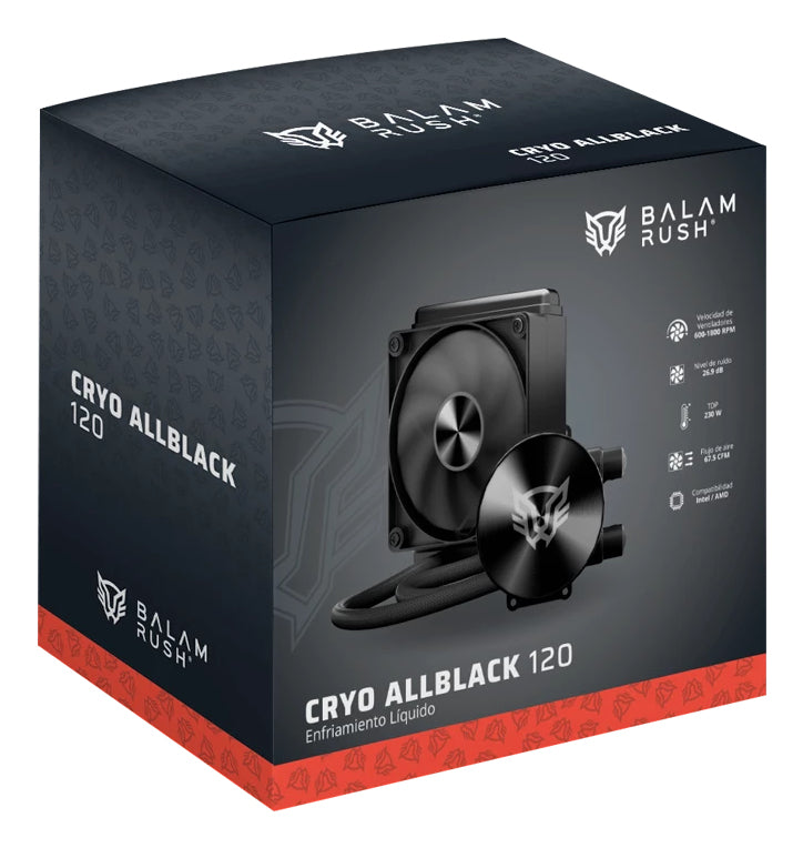 Enfriamiento y Ventilación Balam Rush CRYO ALLBLACK 120