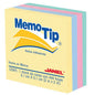 Notas Adhesivas Janel Memo Tip Mini Cubo Pastel 2"X2" C/400