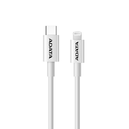 Cable USB-C a Lightning ADATA AMFICPL-1M-CWH