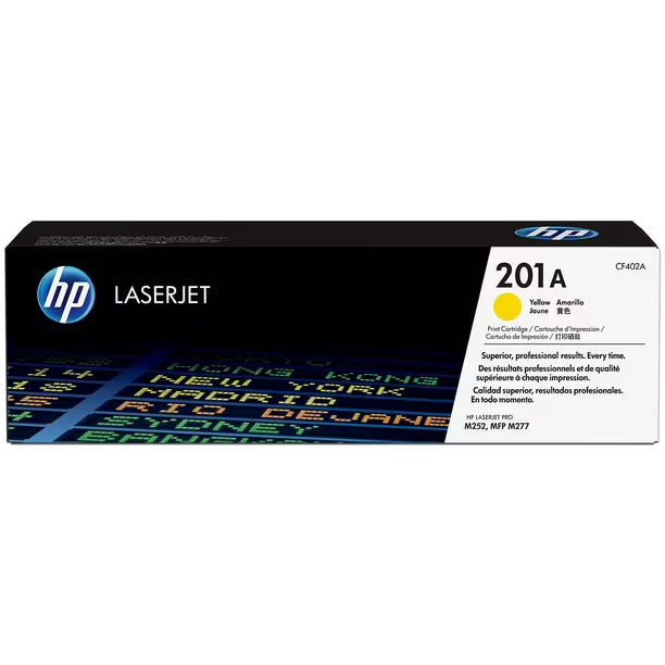 Tóner HP 201A - CF402A, Amarillo