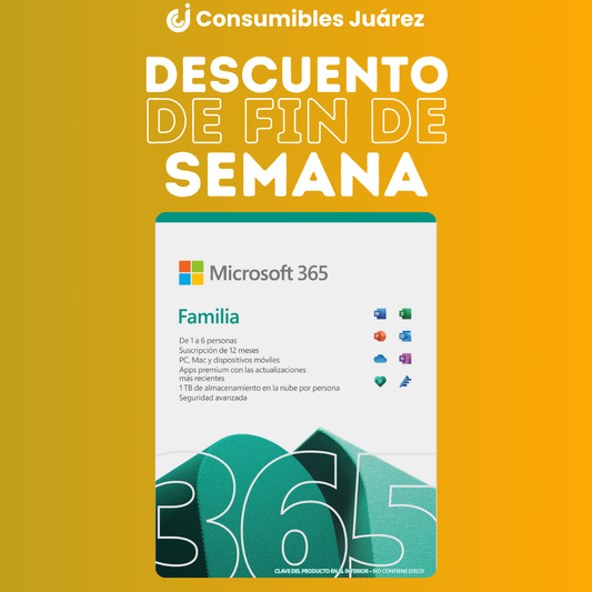 Microsoft 365 Family - Licencia por 1 Año