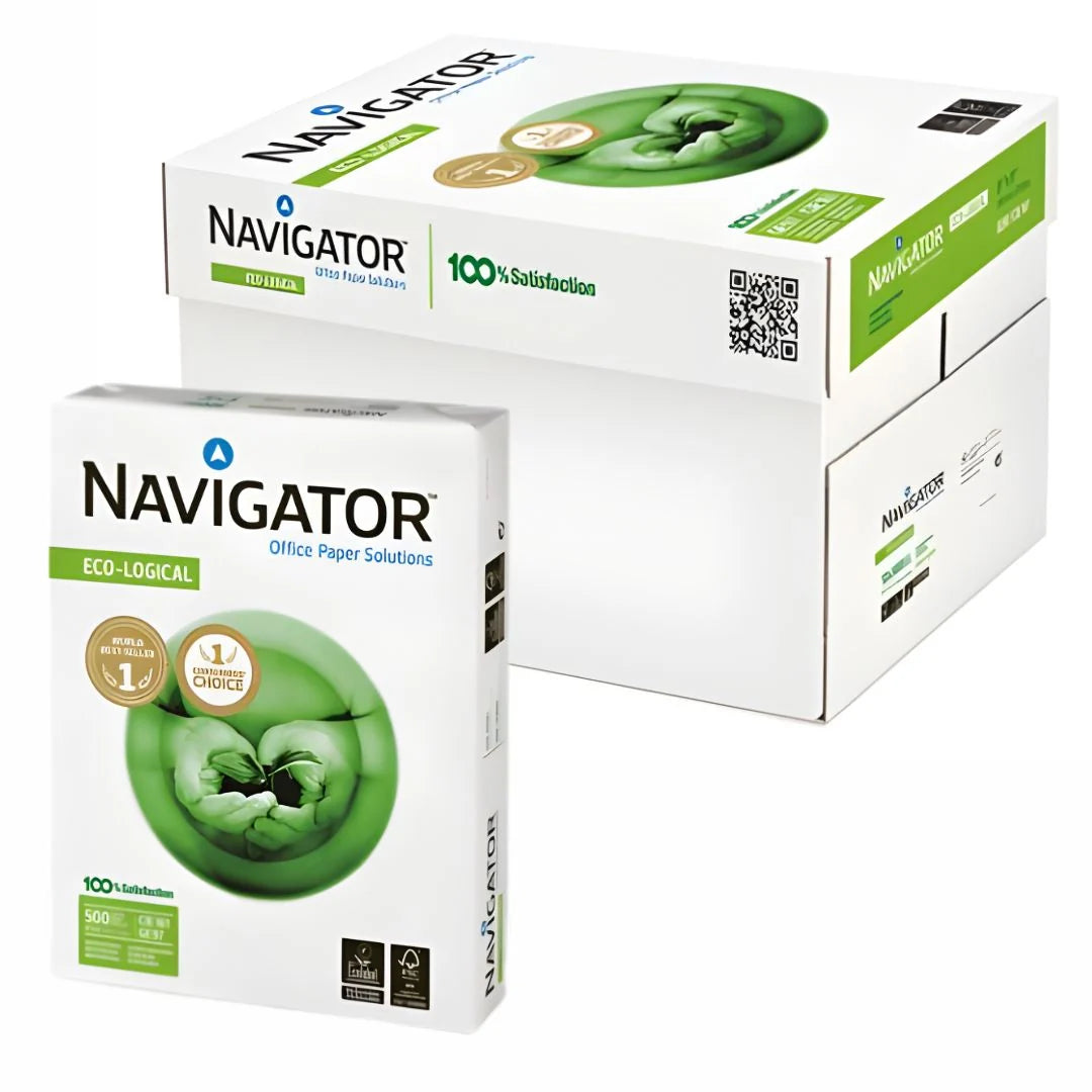Papel Cortado Navigator Tamaño Carta 97% de Blancura 70grs Caja c/5000 hojas
