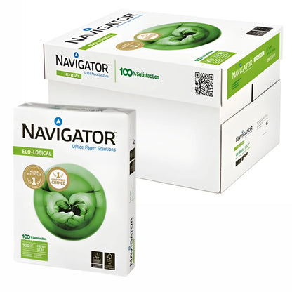 Papel Cortado Navigator Tamaño Carta 97% de Blancura 70grs Caja c/5000 hojas