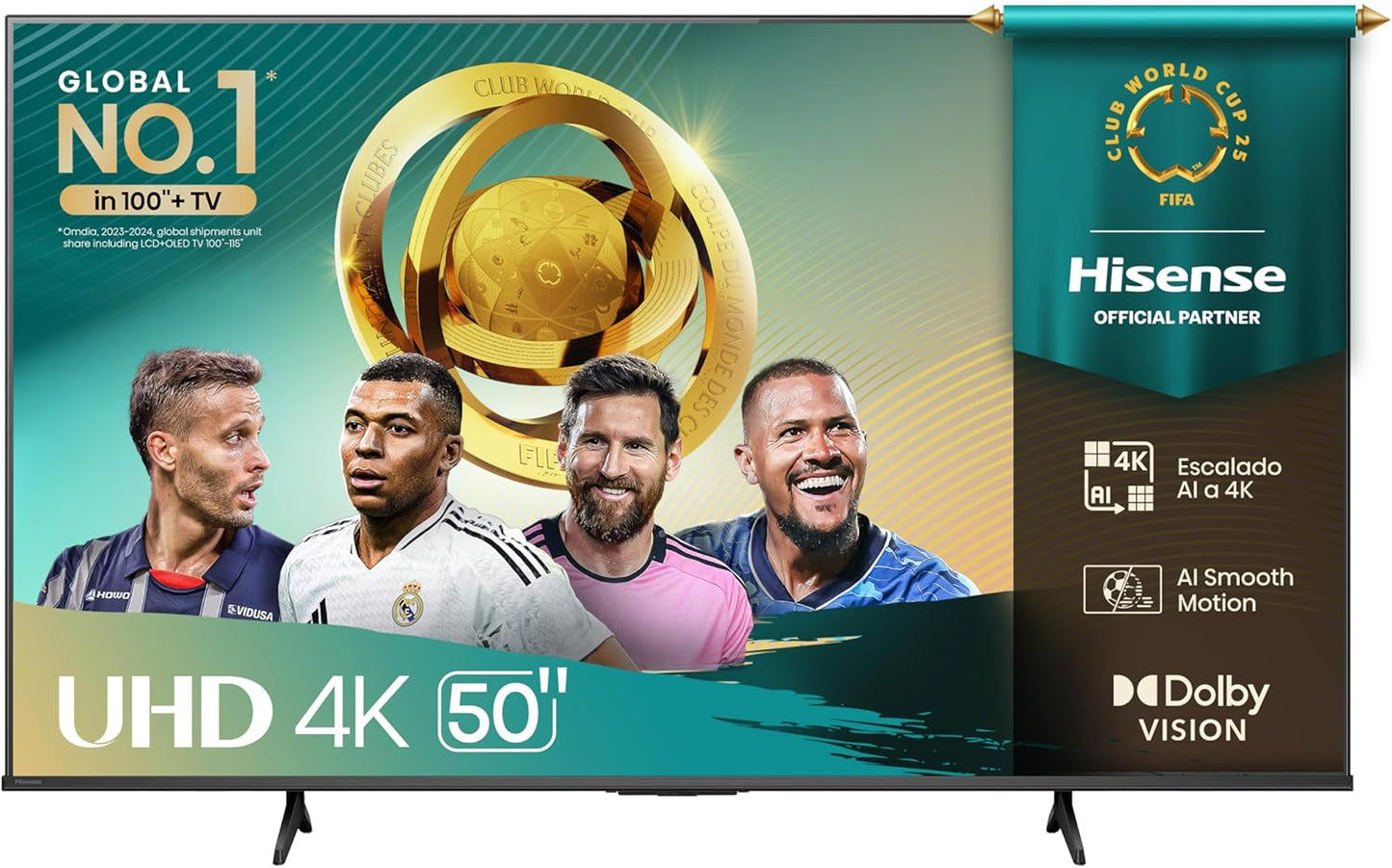 Televisiones Hisense 50A65NV